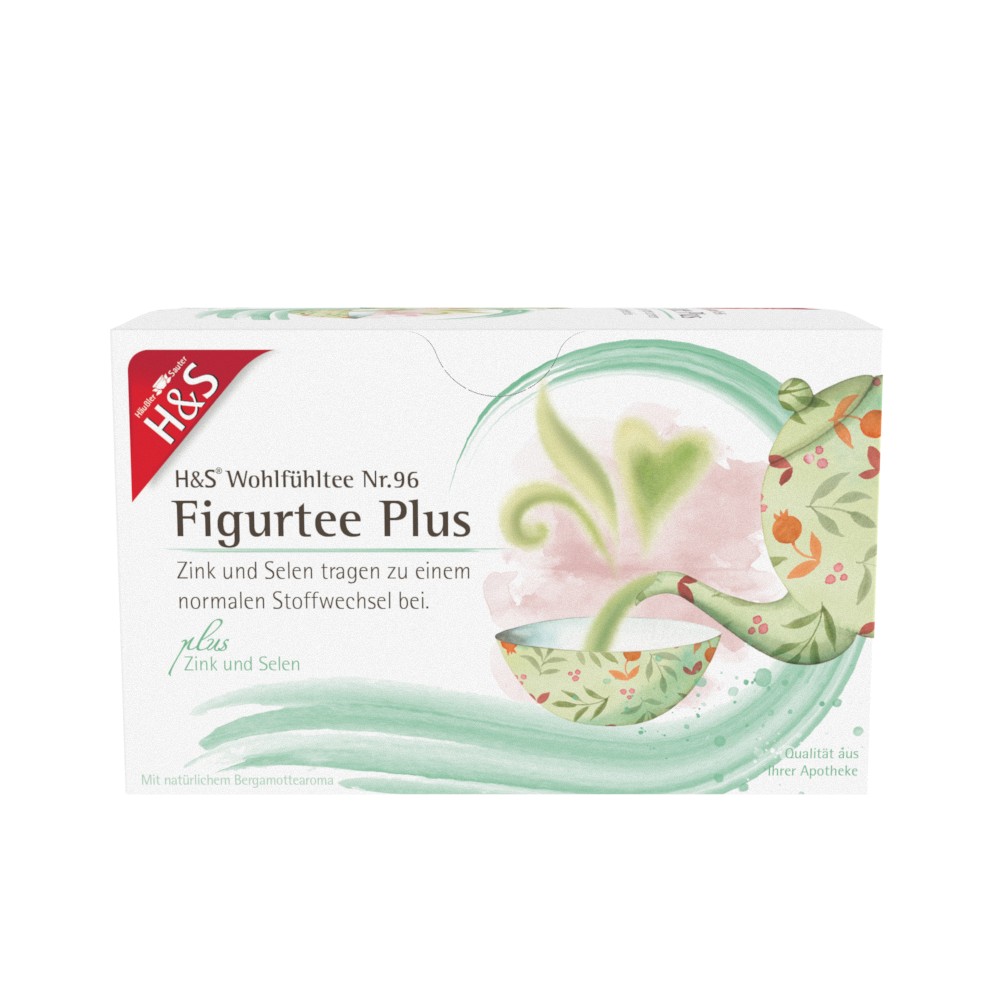 H&S Figurtee Plus mit Zink und Selen Filterbeutel 20X1.5 g