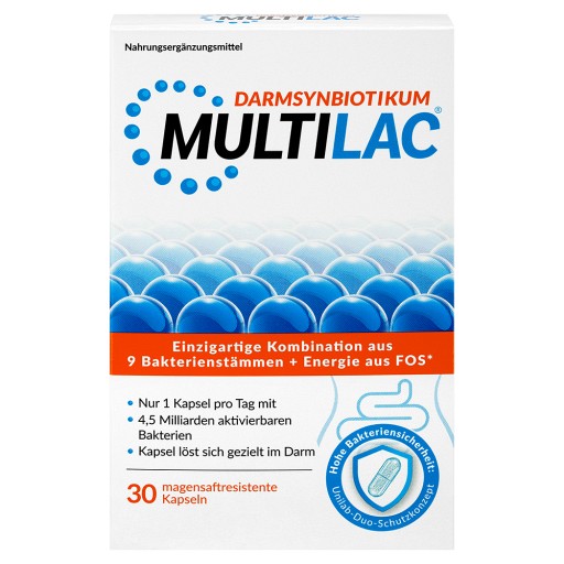 MULTILAC Darmsynbiotikum magensaftres.Kapseln 30 St