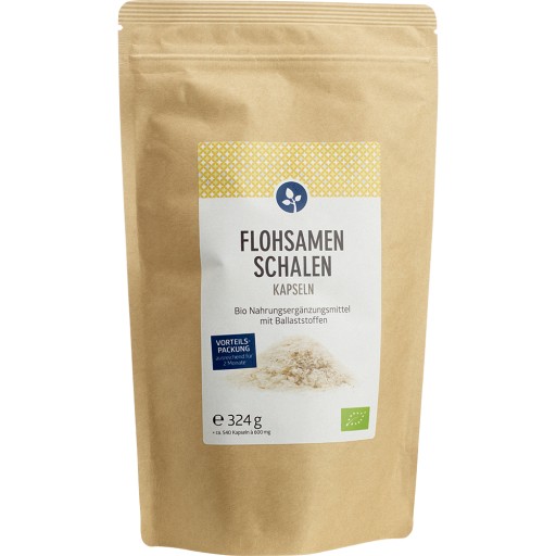 FLOHSAMENSCHALEN 500 mg Bio Kapseln 540 St