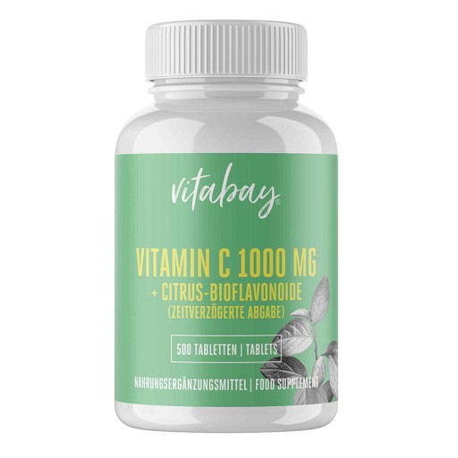 VITAMIN C+BIOFLAVONOIDE 1000 mg vegan hochdosiert 500 St