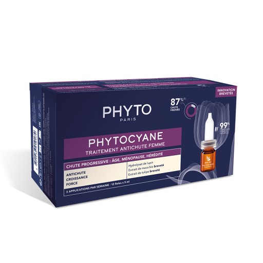 PHYTOCYANE Kur progressiver Haarausfall Frauen 12X3.5 ml