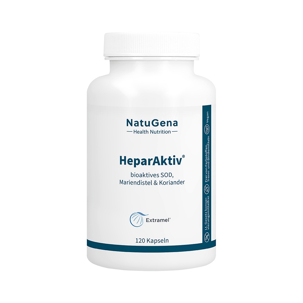 HEPARAKTIV SOD+Bio-Mariendistel+Bio-Koriander Kps. 120 St
