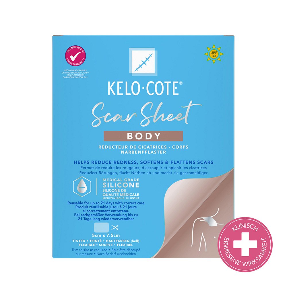 KELO-COTE Silikon-Narbenpflaster Körper 1 St