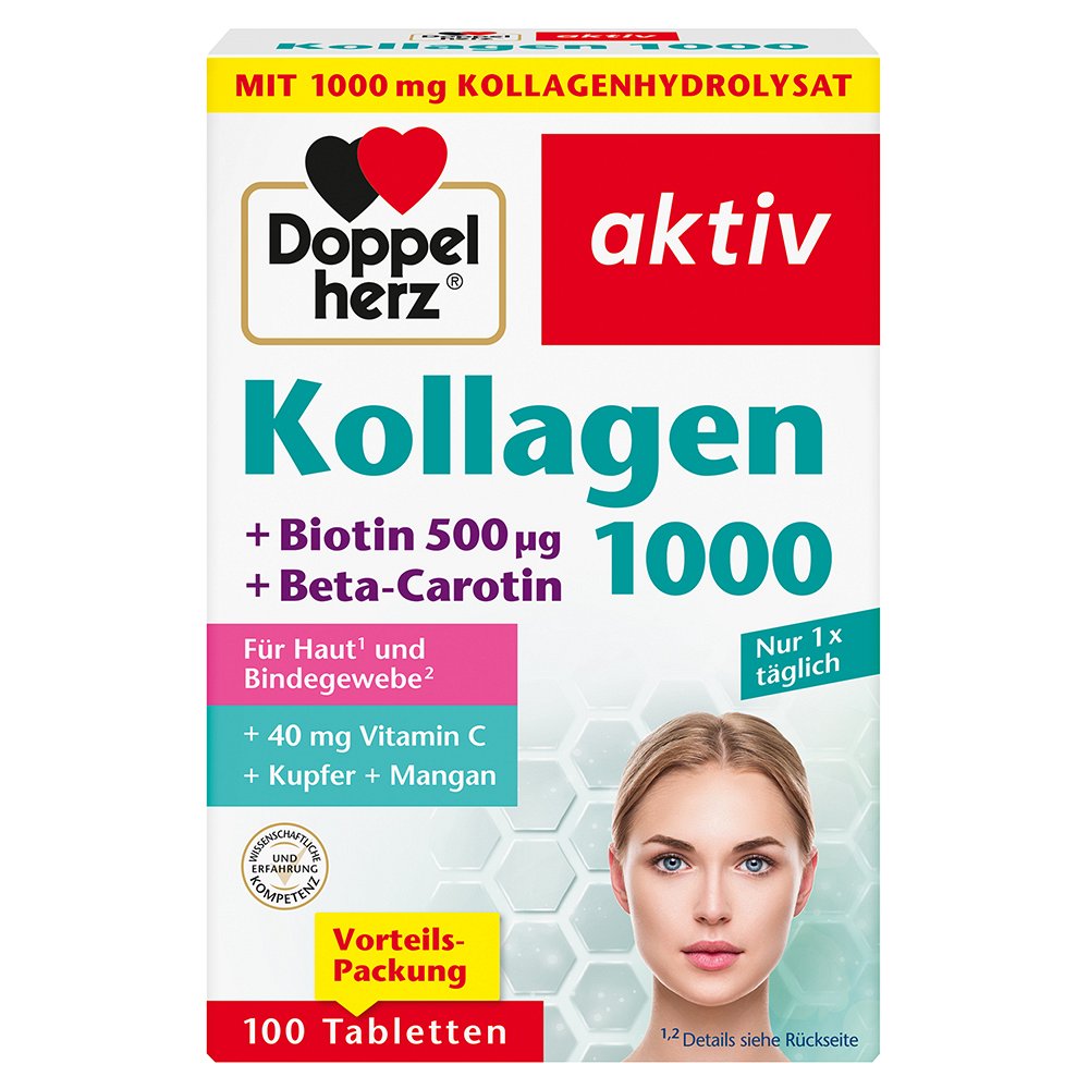 DOPPELHERZ Kollagen 1000 Tabletten 100 St