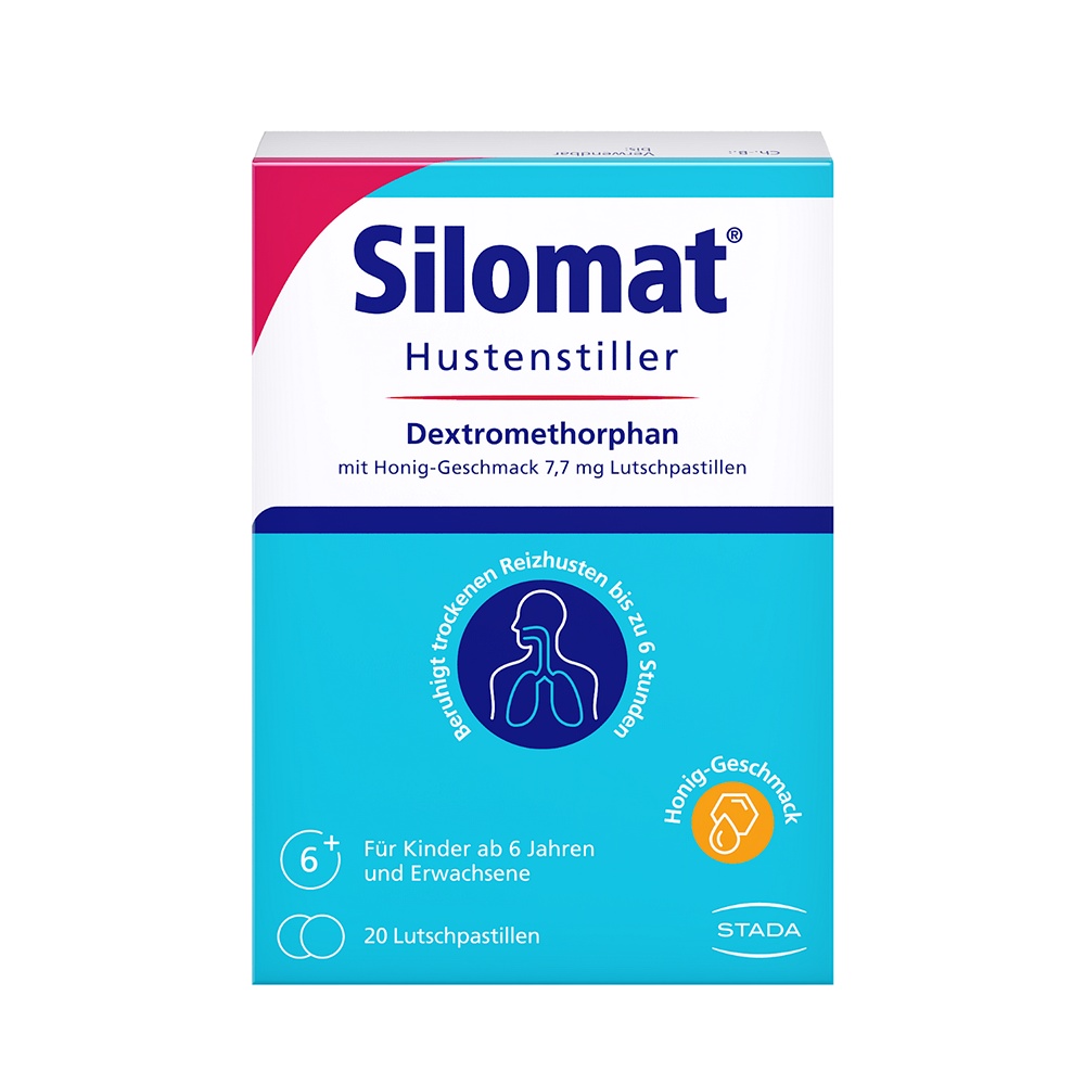 SILOMAT Hustenstiller DMP m.Honig-Geschm.7,7mg LUP 20 St