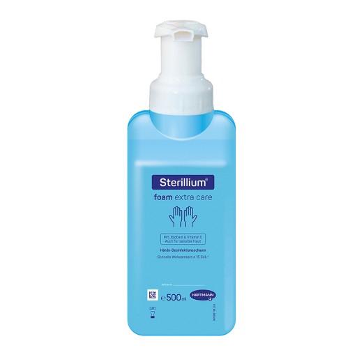 STERILLIUM foam extra care Händedesinfektion 500 ml