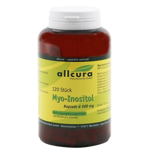 MYO-INOSITOL 500 mg Kapseln 120 St