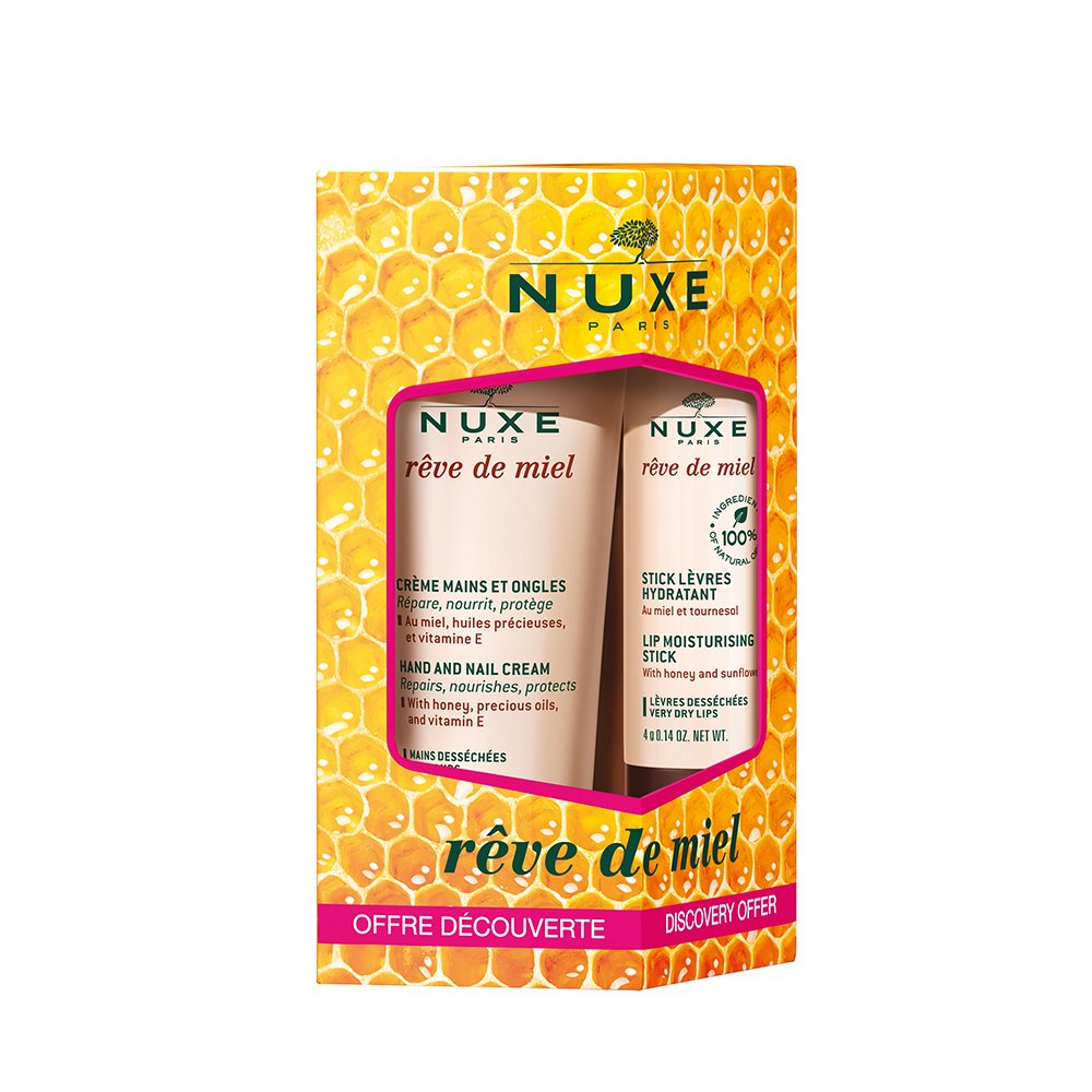 NUXE Reve de Miel Pflegeset Hand & Lippen 30ml+4g 1 St