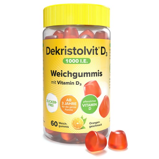 DEKRISTOLVIT D3 1000 I.E. Weichgummis 