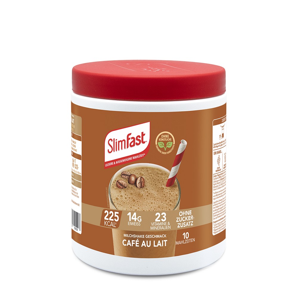 SLIM FAST Pulver Cafe au Lait 365 g