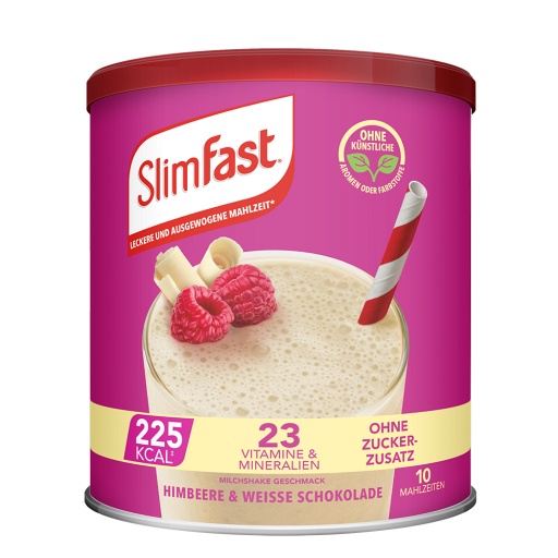 SLIM FAST Pulver Himbeere+weiße Schokolade 365 g