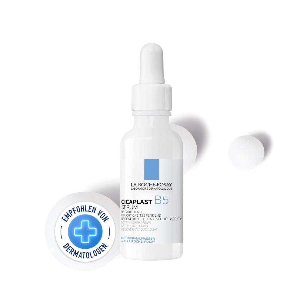 La Roche Posay Cicaplast B5 Serum: Reparierendes Gesichtsserum mit 10 % Dexpanthenol 30 ml