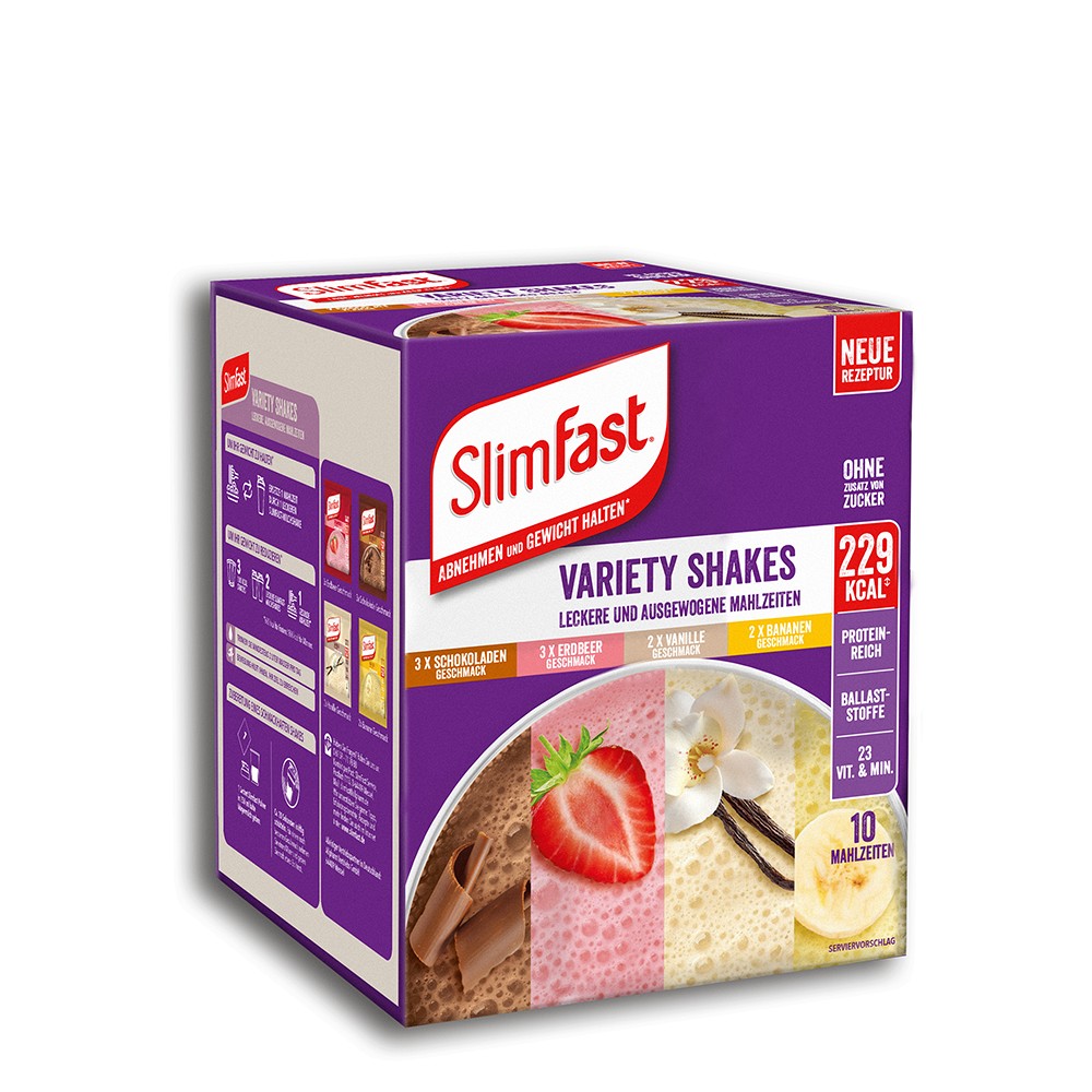 SLIM FAST Pulver Probierpaket gemischt 368 g
