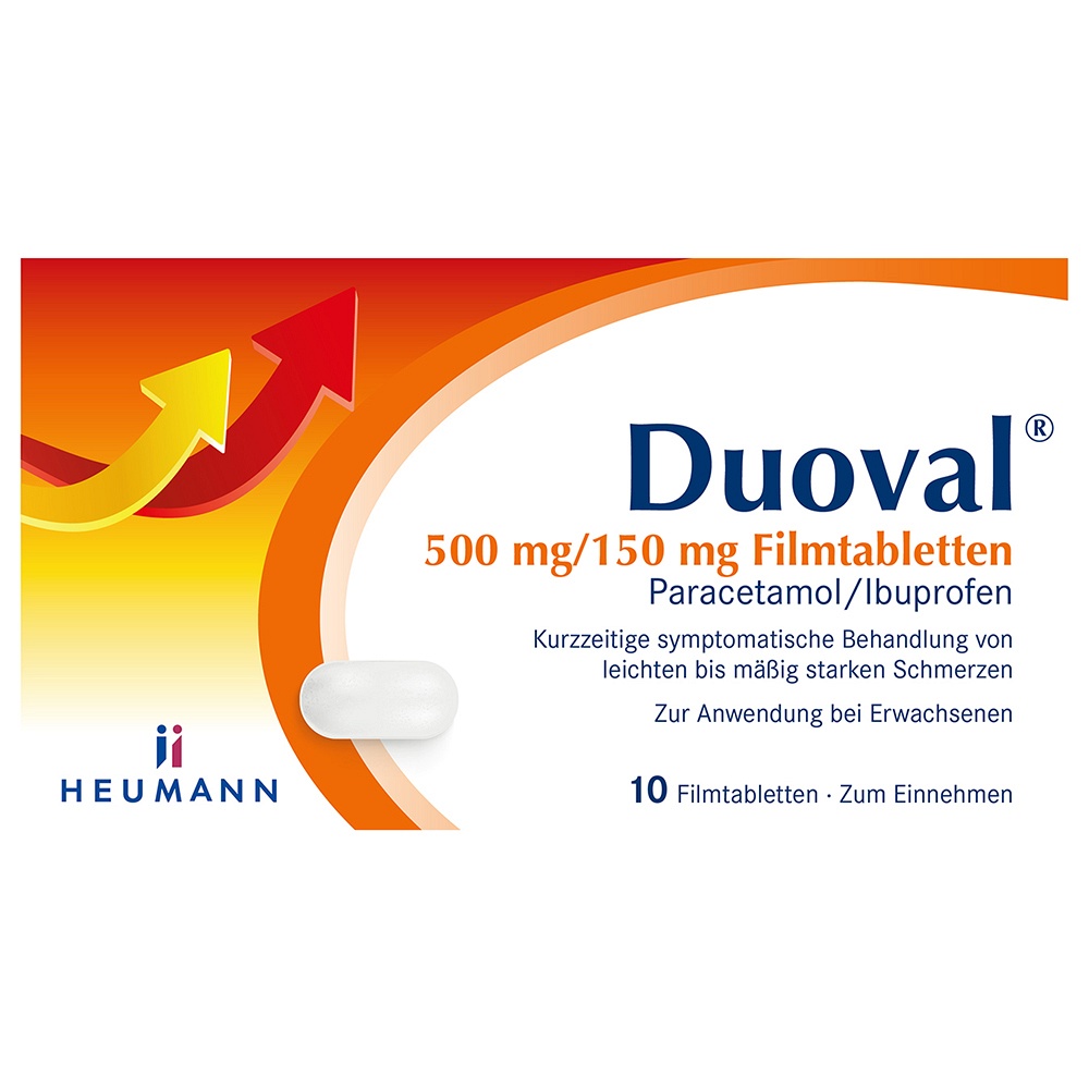 DUOVAL 500 mg/150 mg Filmtabletten 10 St