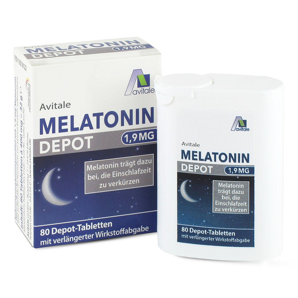 MELATONIN 1,9 mg Depot Tabletten 80 St