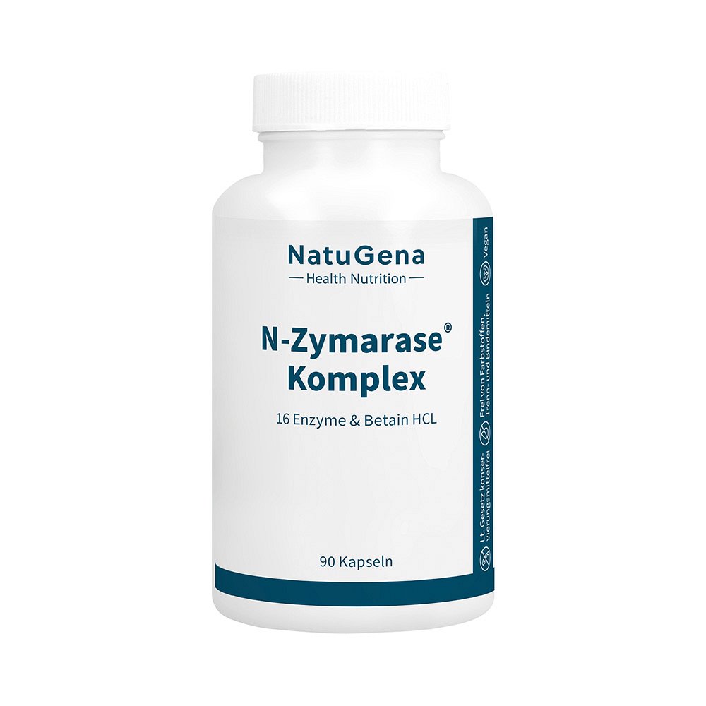 N-ZYMARASE Komplex Enzyme+Betain HCL Kapseln 90 St