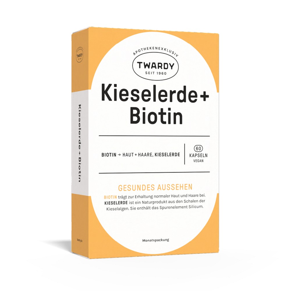 KIESELERDE+BIOTIN Kapseln vegan 60 St