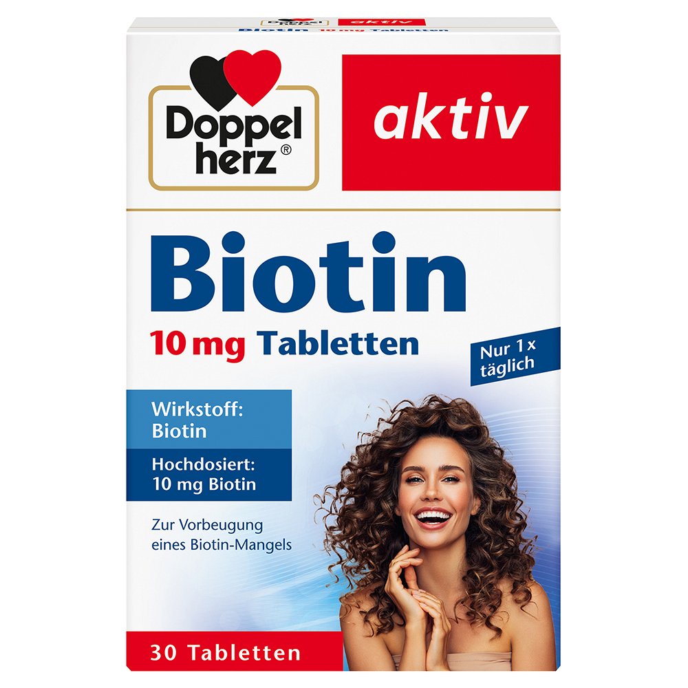 DOPPELHERZ Biotin 10 mg Tabletten - 30St