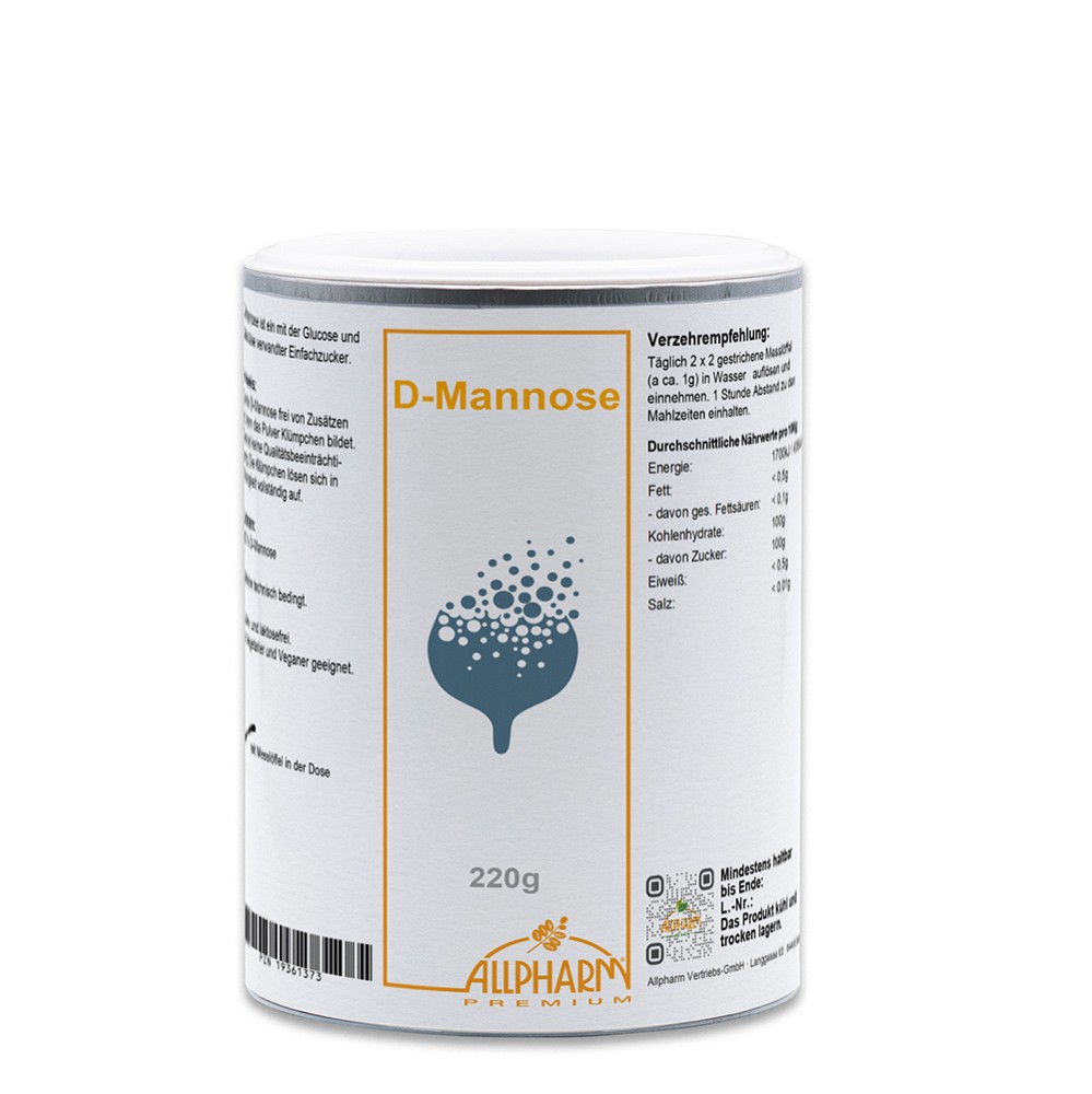 D-MANNOSE ALLPHARM Premium Pulver 220 g