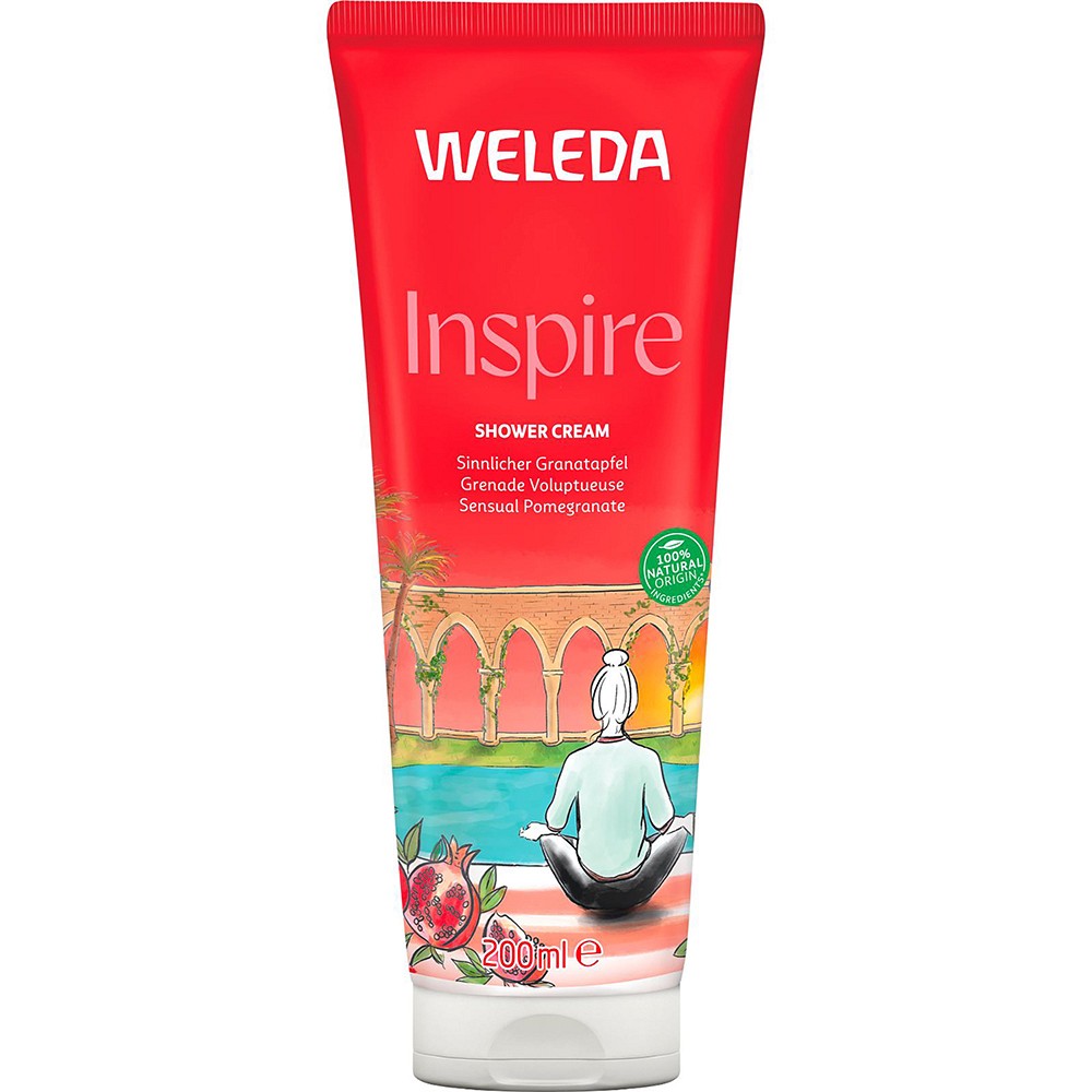 WELEDA Inspire Shower Cream Granatapfel 200 ml