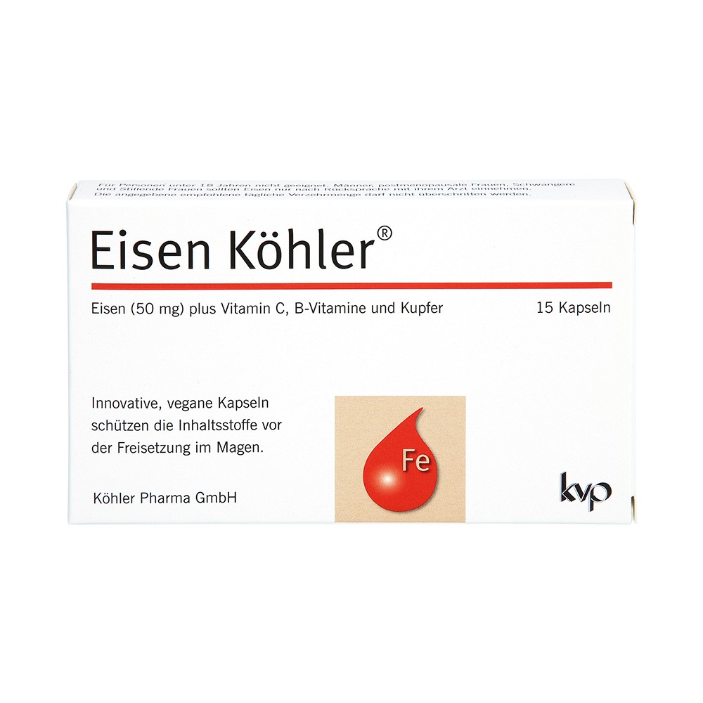 EISEN KÖHLER Kapseln 15 St