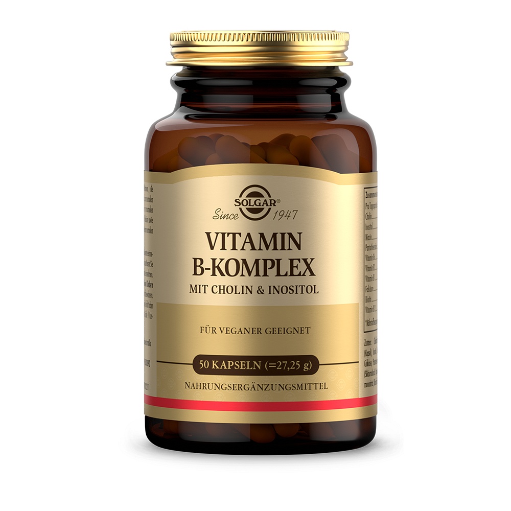 SOLGAR Vitamin B-Komplex Kapseln 50 St