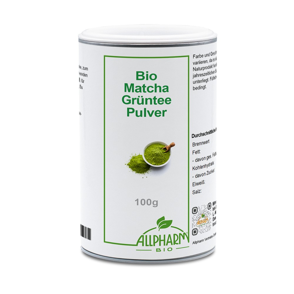 BIO MATCHA Grünteepulver Allpharm 100 g