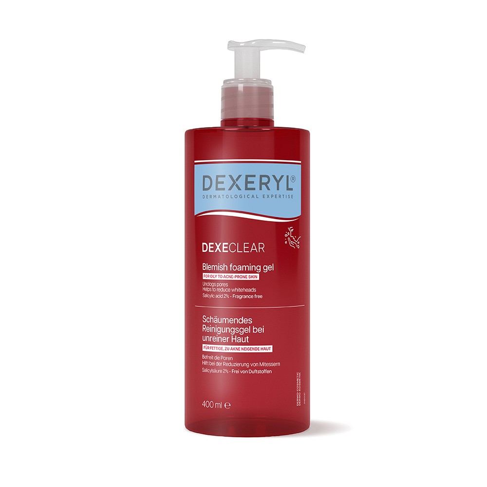 DEXERYL DEXECLEAR Reinig.Gel schäum.unreine Haut 400 ml