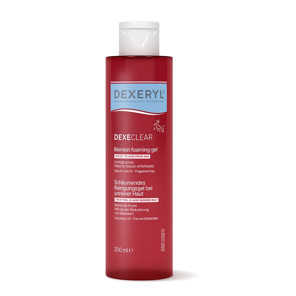 DEXERYL DEXECLEAR Reinig.Gel schäum.unreine Haut 200 ml