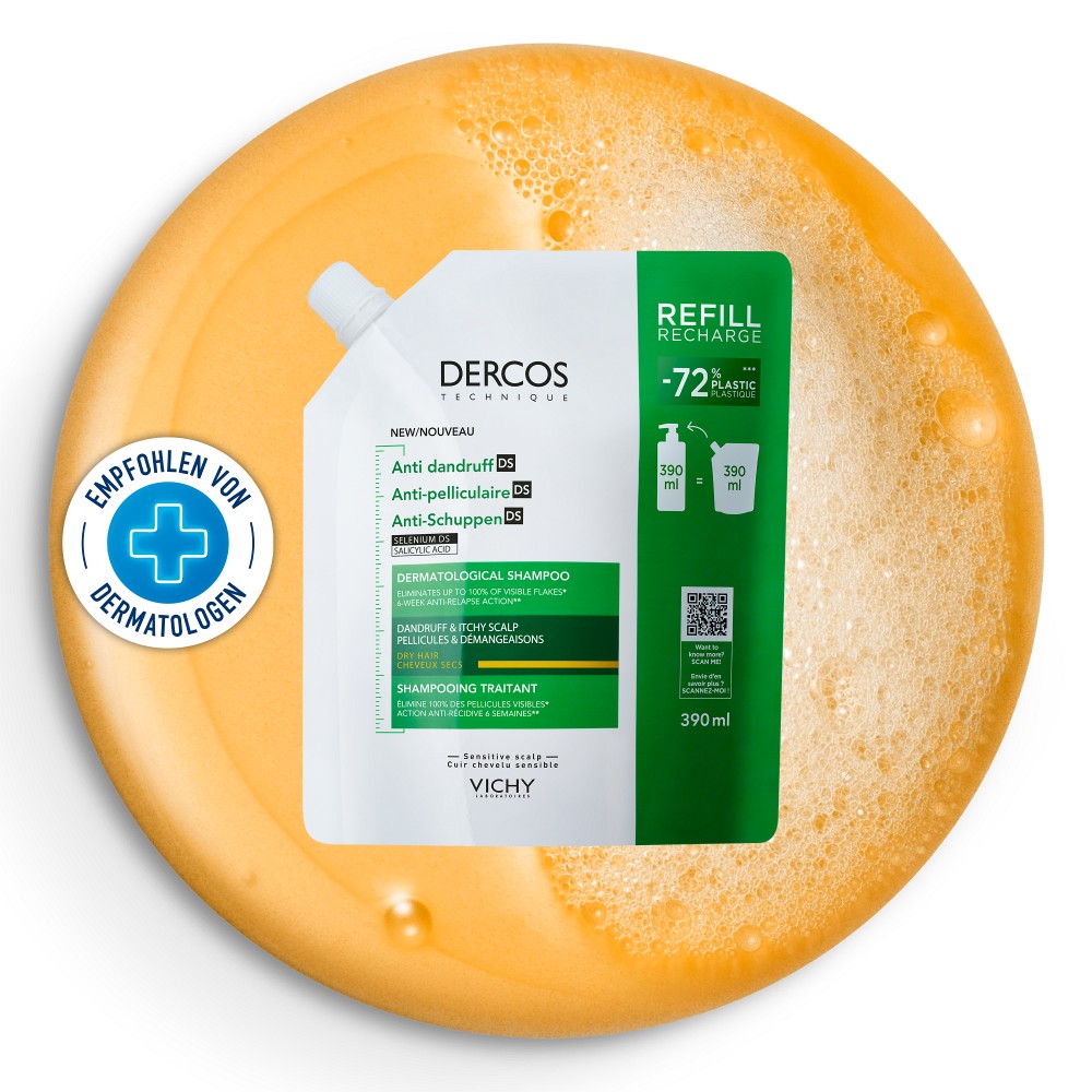 VICHY DERCOS Anti-Schuppen Shampoo trock.Kopfh.NF 390 ml
