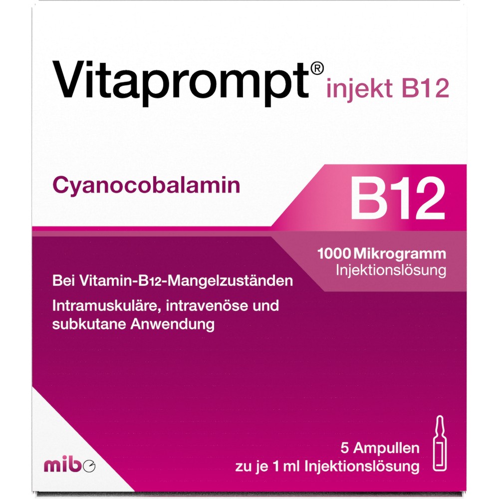 VITAPROMPT injekt B12 1000 μg Injektionslösung 5X1 ml