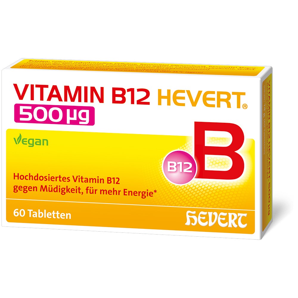 VITAMIN B12 HEVERT 500 μg Tabletten 60 St
