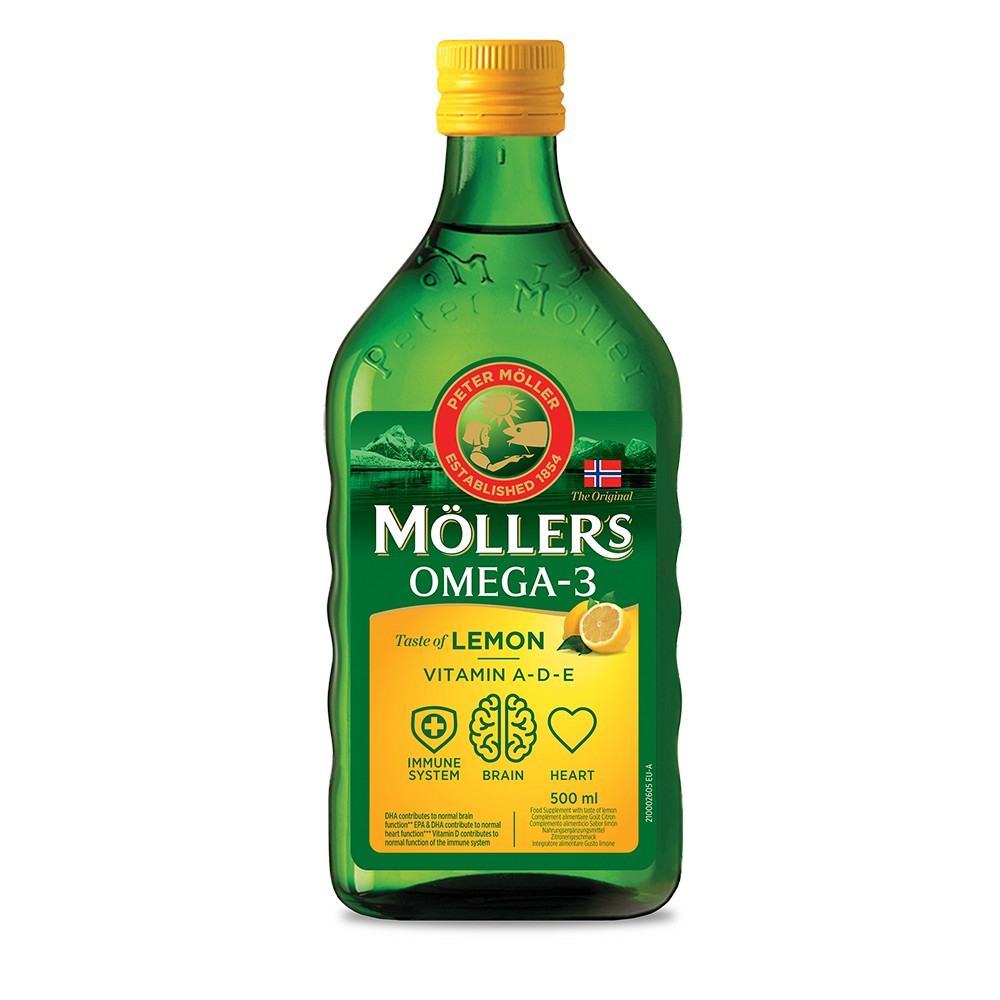 MÖLLER'S Omega-3 Zitrone Öl 500 ml