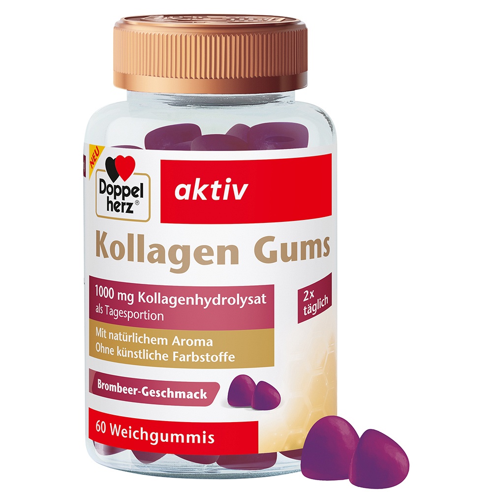 DOPPELHERZ Kollagen Gums 60 St