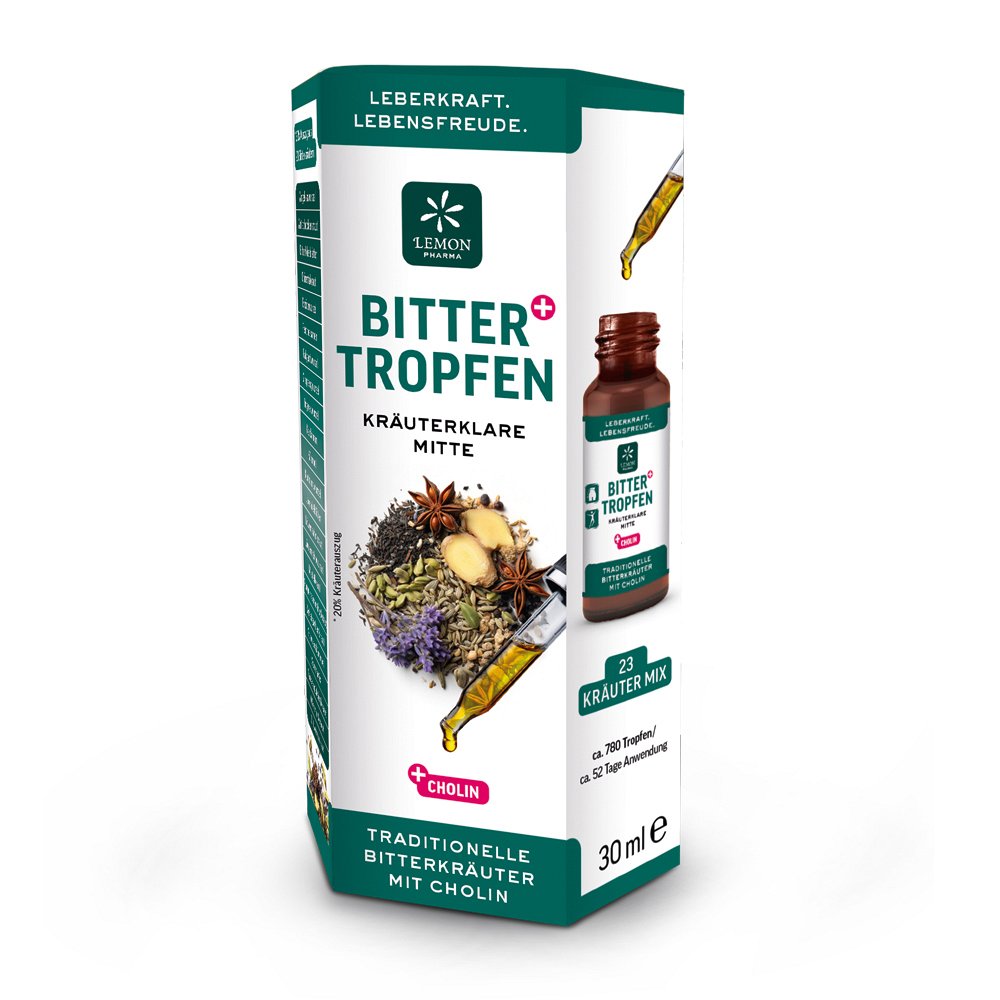 BITTER-TROPFEN mit Cholin 30 ml
