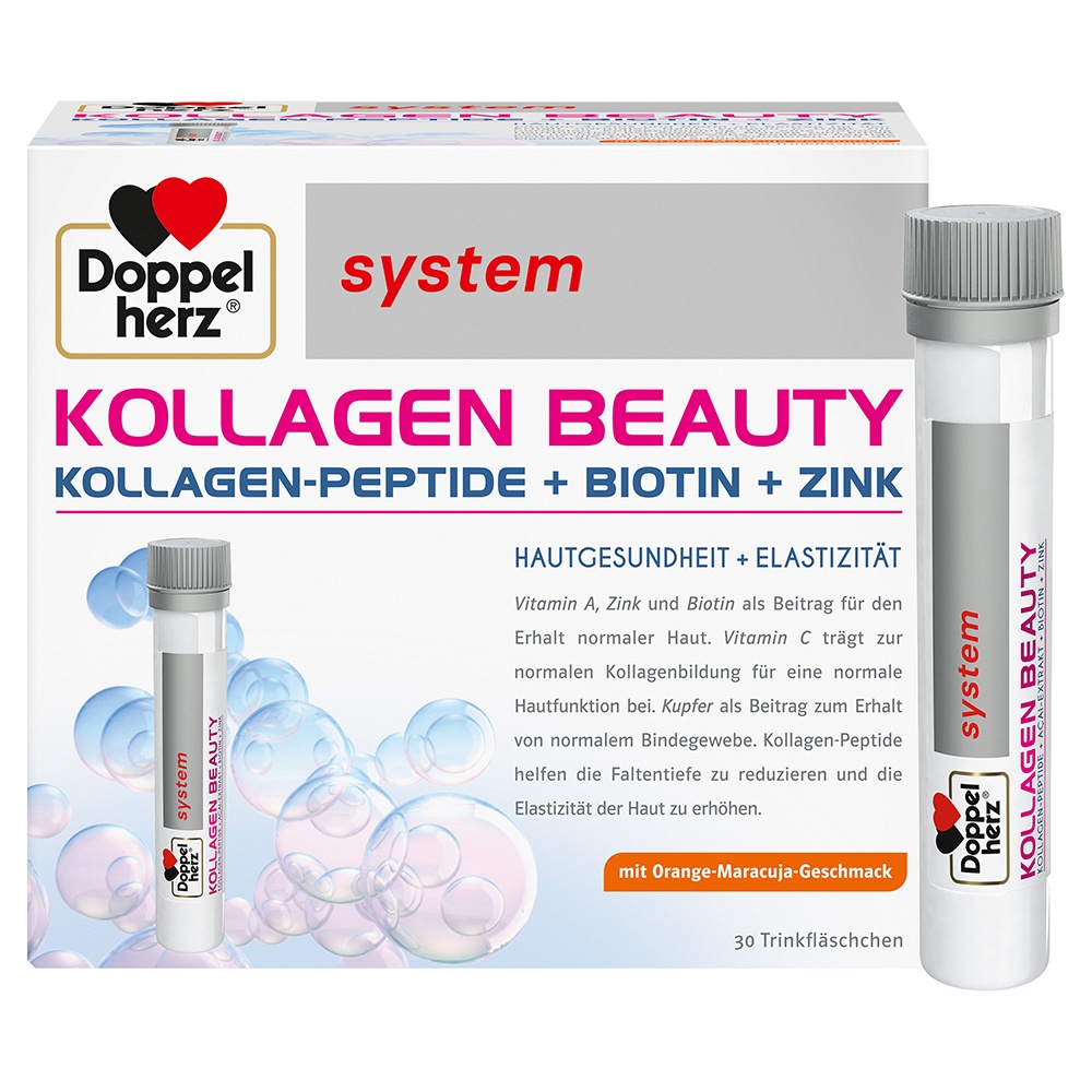 DOPPELHERZ Kollagen Beauty Maracuja system TRA 30X25 ml