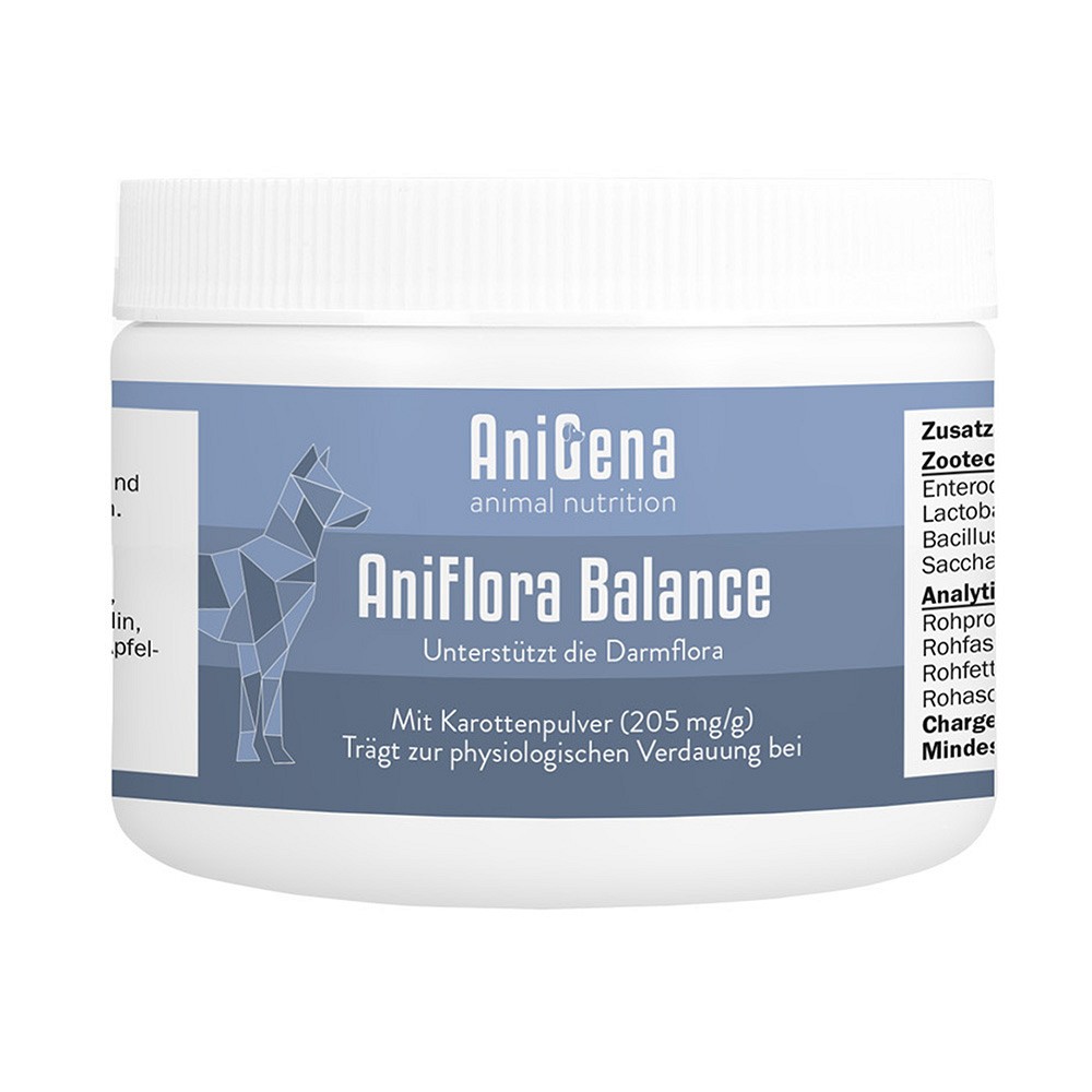 ANIFLORA Balance Flohsamensch.+Ballastst.Plv.Hunde 60 g
