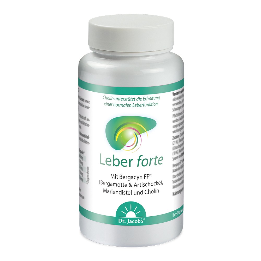 LEBER FORTE Bergamot Mariendistel Cholin Dr.Jacobs 60 St