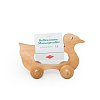 MASSAGEROLLER Holz 4 Rollen Entenform