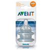 AVENT Sauger Airflex 4-Loch 2x schnell.Nahr.