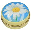 PILLENDOSE rund Blumen Motiv