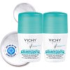 Vichy Deo Roll-on 48h Anti-Flecken, Deo Damen und Herren - Doppelpack