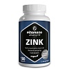 ZINK 25 mg hochdosiert vegan Tabletten