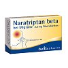 NARATRIPTAN beta bei Migräne 2,5 mg Filmtabletten