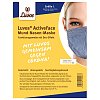 LUVOS ActiveFace Mund-Nase-Maske Gr.1 weiß-bl.