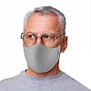 BEPOLITE Maske antibakteriell Brille hellgrau