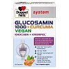 DOPPELHERZ Glucosamin 1000+Curcuma vegan syst.Kps.