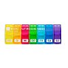WEPA 1x7 Wochenbox UV-Schutz+ Regenbogen