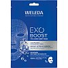 WELEDA Exo Boost Collagen Tuchmaske blauer Enzian