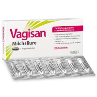 VAGISAN Milchsäure Vaginalzäpfchen - 7St - Aufbau der Vaginalflora